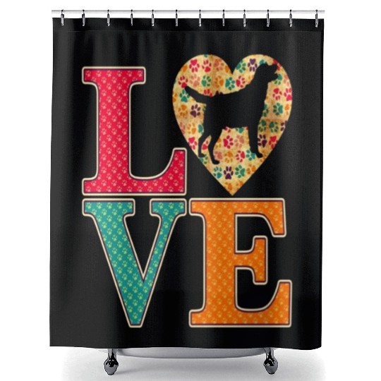 Love Labrador Retrievers Best Labrador Retriever Shower Curtains