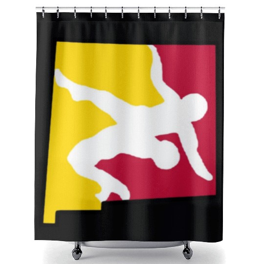 New Mexico Wrestling Shower Curtains