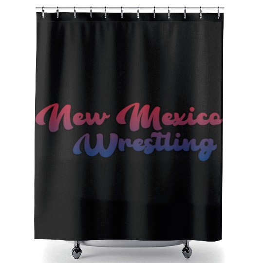 New Mexico Wrestling Shower Curtains