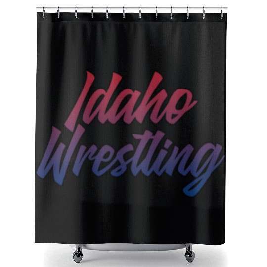 Idaho Wrestling (USA Colors) Shower Curtains