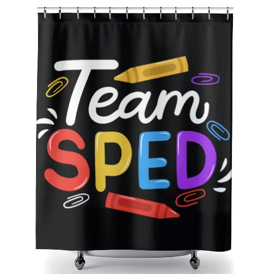 Sped Special Education Sped Teacher Student Shower Curtains