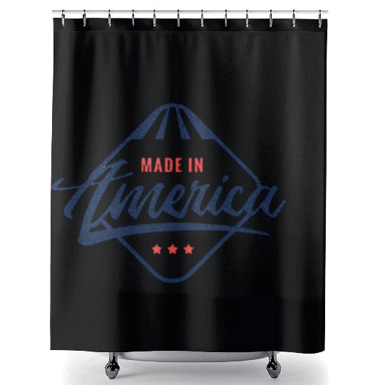 made in America Shower Curtains