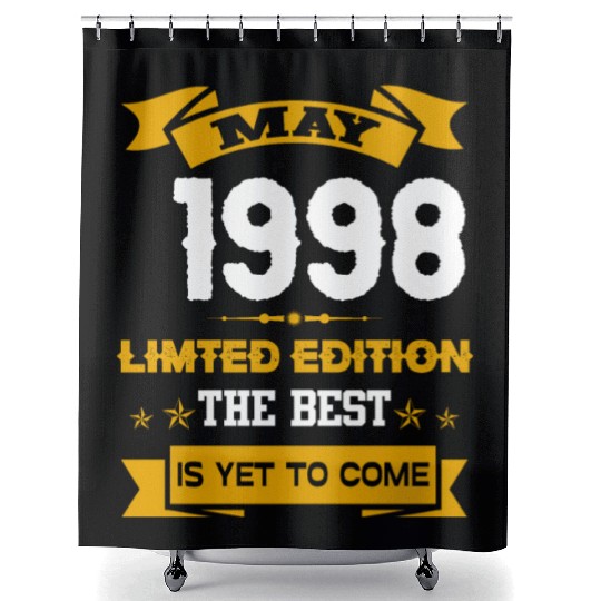 May 1998 Birthday Surprise Shower Curtains