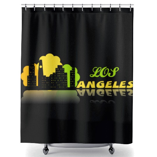 los angeles Shower Curtains