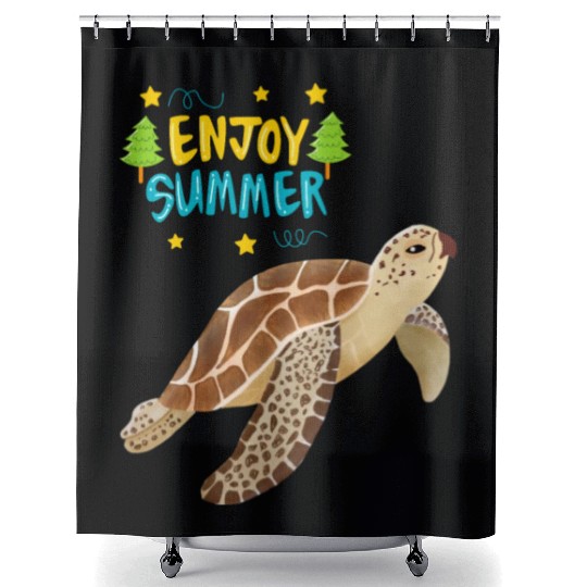Sea Turtle Shower Curtains