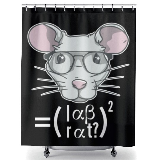 Lab Rat Science Chemistry Professor Laboratory Shower Curtains