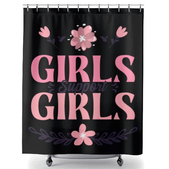 Girls Girls Girls Cool Graphic Shower Curtains
