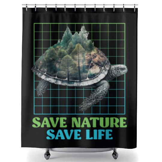 Save Nature protected species Environment Shower Curtains