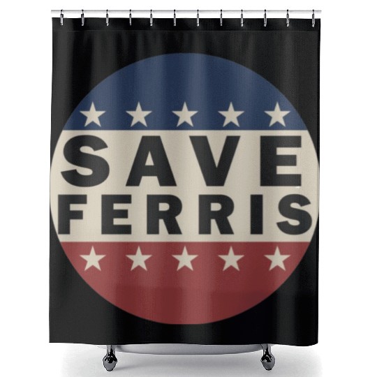 Save Ferris Shower Curtains