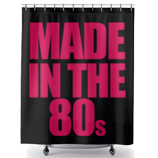 made in the 80s Shower Curtains