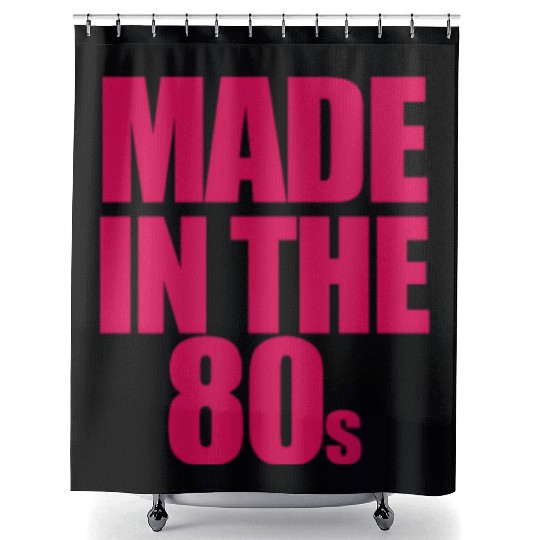 made in the 80s Shower Curtains