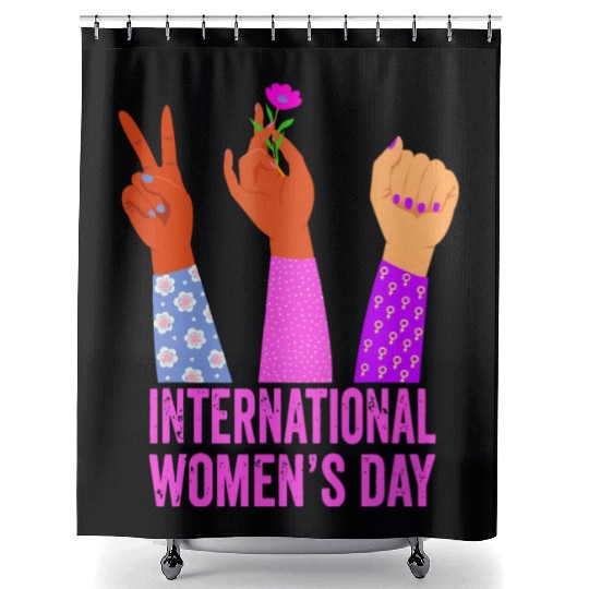 International Women's Day 2023 - Womens Embrace Eq Shower Curtains