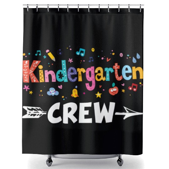 Kindergarten Crew Teacher Team Kinder squad Shower Curtains
