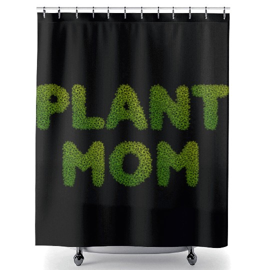 Plant Mom Shower Curtains