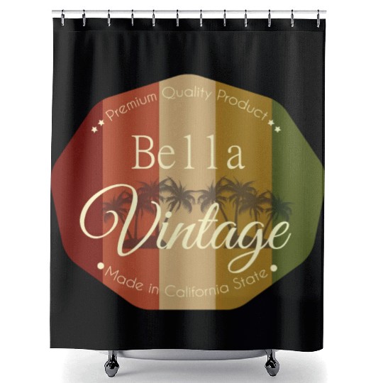 Bella Vintage design Shower Curtains