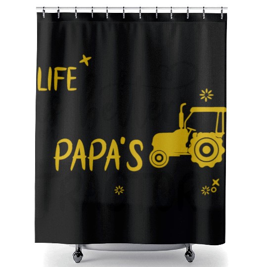 GIFT FOR TRACTORS LOVERS AND FARM RANCH KIDS Shower Curtains