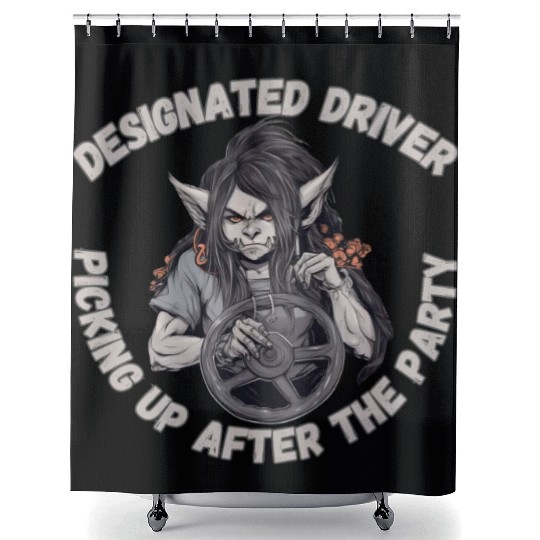 Designated Driver, Party Shower Curtains