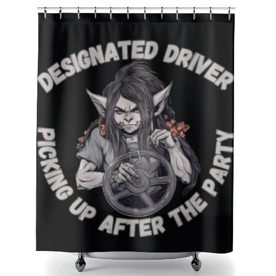 Designated Driver, Party Shower Curtains