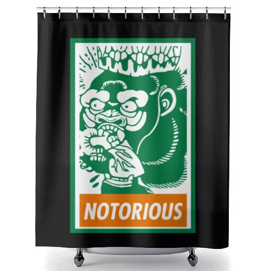 Notorious Irish Gorilla Shower Curtains