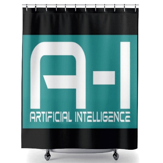 AI Artificial Intelligence Shower Curtains