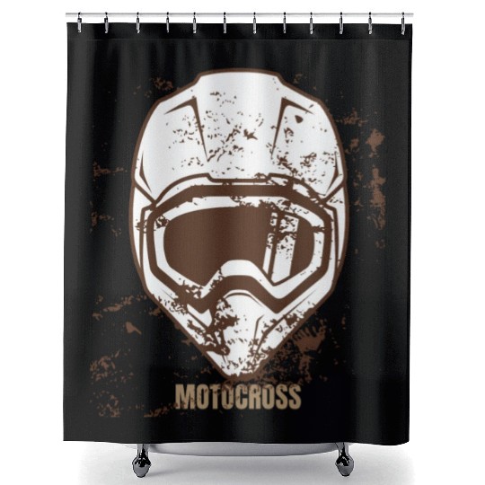Motocross Lover Shower Curtains