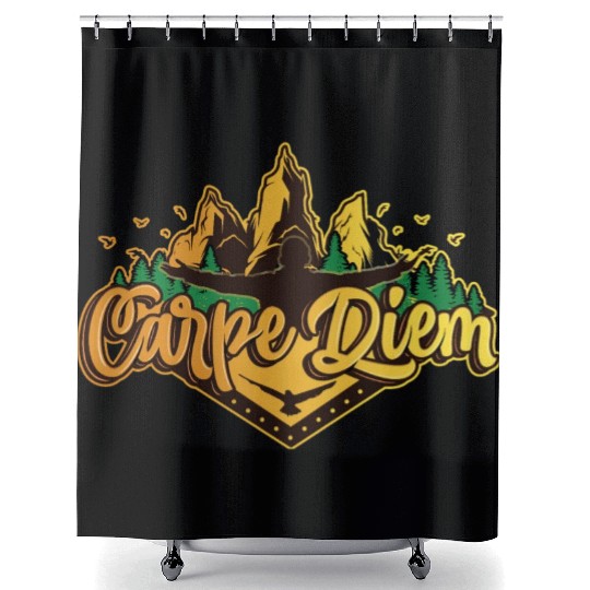 Carpe Diem Shower Curtains
