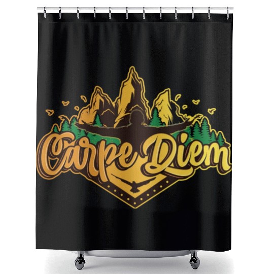 Carpe Diem Shower Curtains
