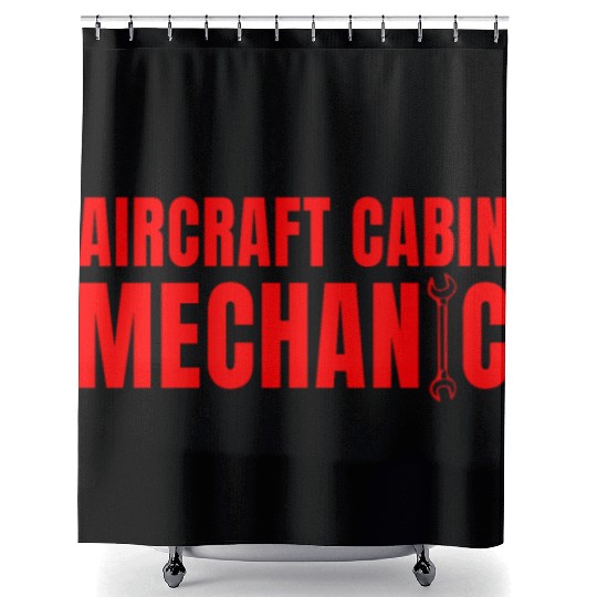 Aircraft Cabin Mechanic Shower Curtains