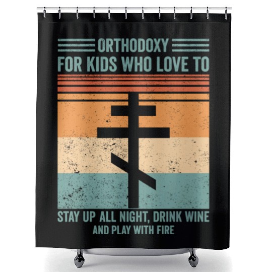 Orthodoxy Orthodox Shower Curtains