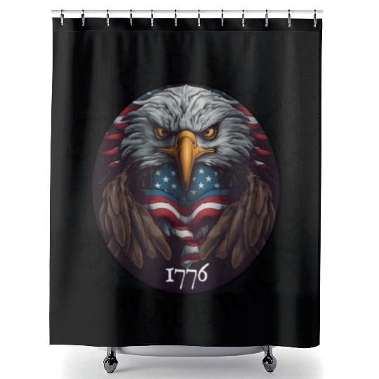 Independence Day 4th of July Freedom Shower Curtains
