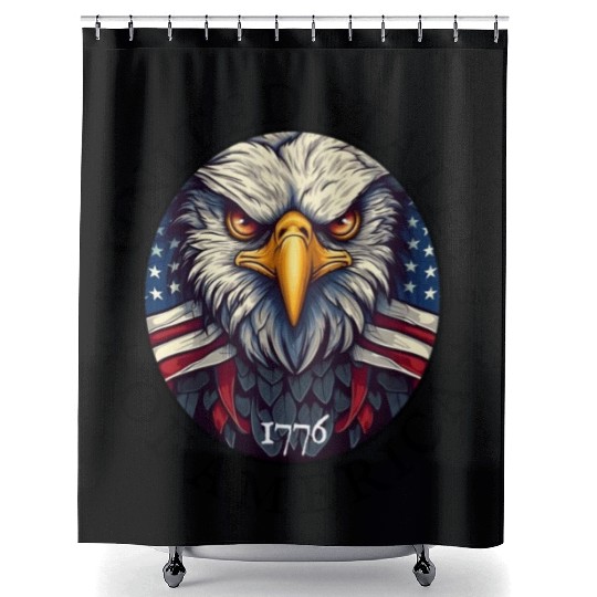 Independence Day 4th of July Freedom Shower Curtains