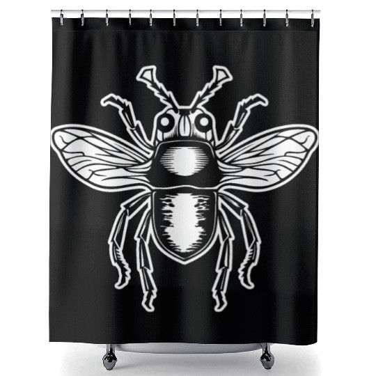 Bug Beetle Insect Shower Curtains