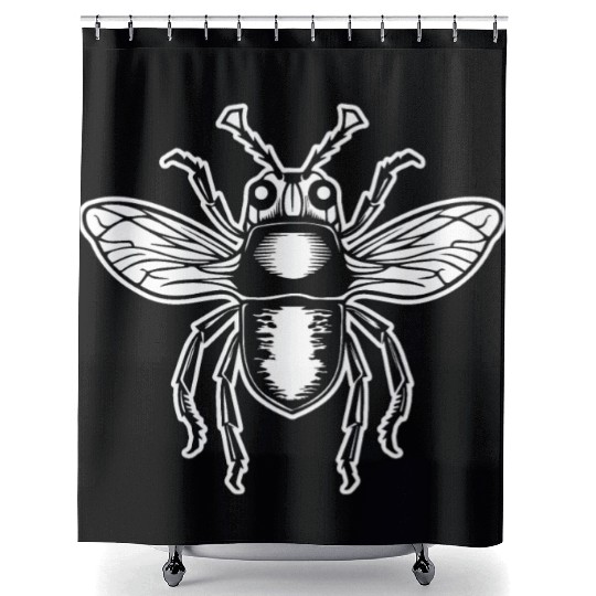 Bug Beetle Insect Shower Curtains