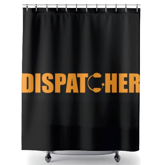 Great Dispatcher Apparel 911 Emergency Calls Shower Curtains
