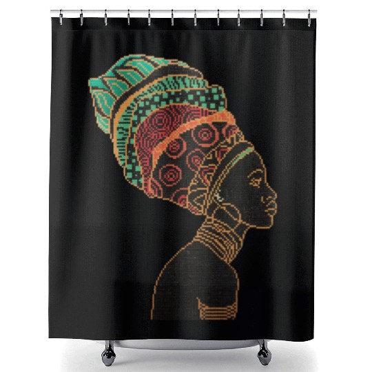 African Women Shower Curtains