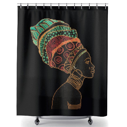 African Women Shower Curtains
