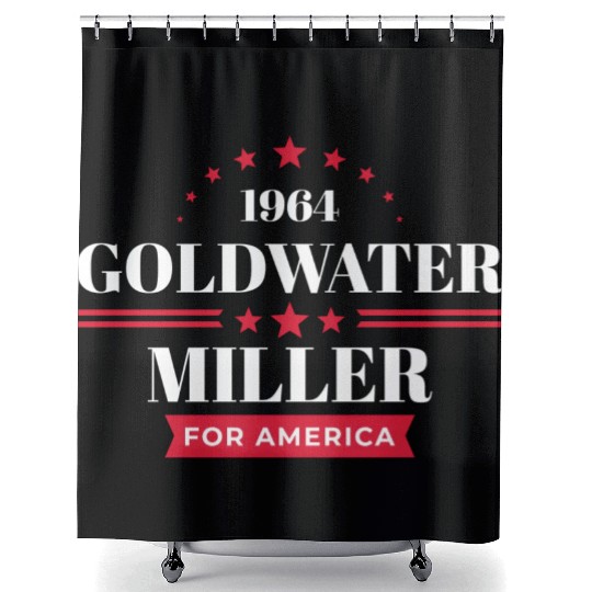 Barry Goldwater Republican Campaign Shower Curtains