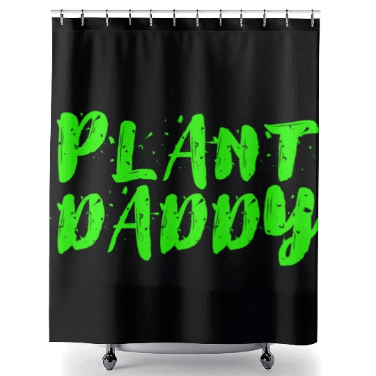 Plant Daddy Shower Curtains