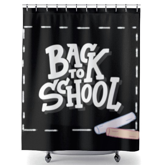 Back to school 1 Shower Curtains