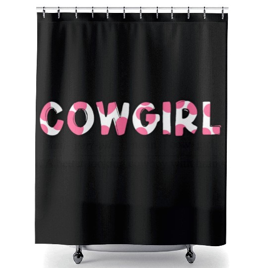 Cowgirl A Better Looking Cowboy Shower Curtains