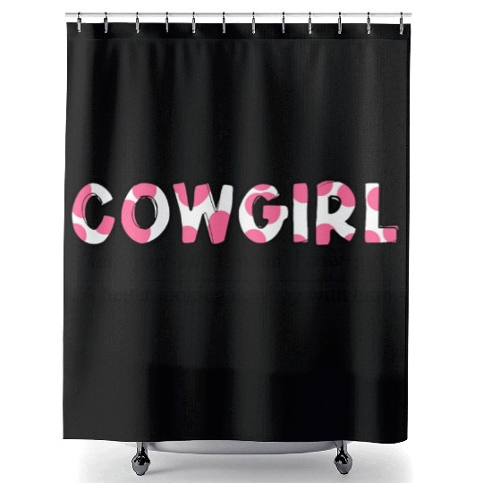 Cowgirl A Better Looking Cowboy Shower Curtains