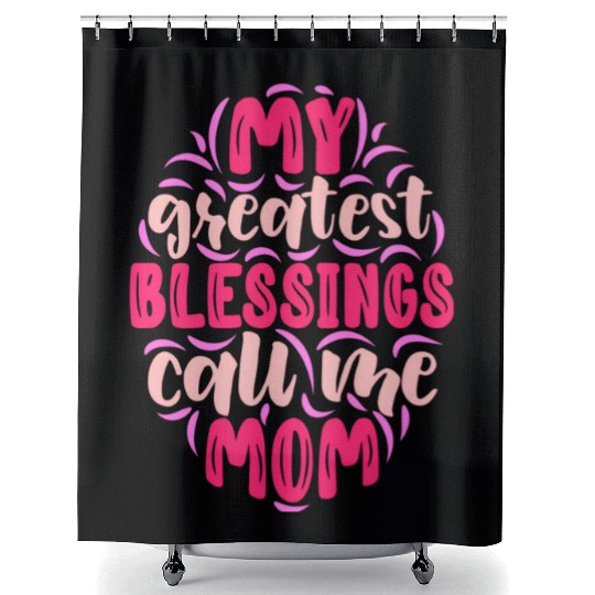 Blessed To Be Called Mom Grandma Great Grandma Shower Curtains