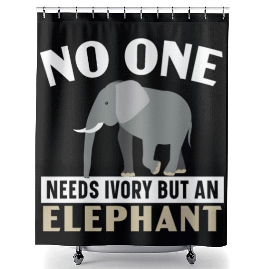 Elephant Lover Wildlife Animal Zoo Zookeeper Shower Curtains