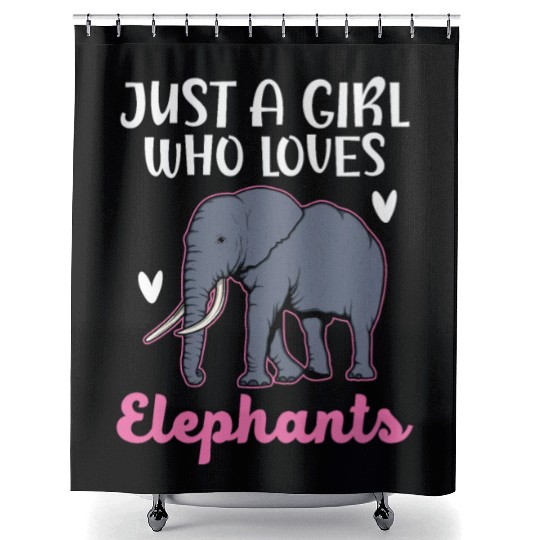 Elephant Lover Wildlife Animal Zoo Zookeeper Shower Curtains