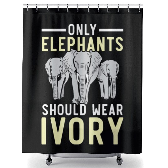 Elephant Lover Wildlife Animal Zoo Zookeeper Shower Curtains