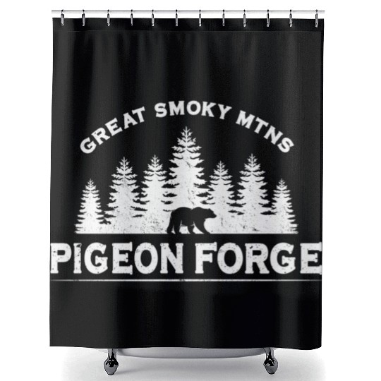 Pigeon Forge Tennessee Great Smoky Mountains Shower Curtains