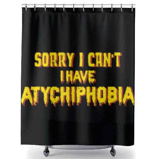 Atychiphobic Graphic Atychiphobia Awareness Shower Curtains