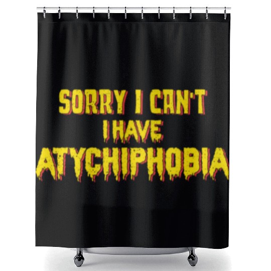 Atychiphobic Graphic Atychiphobia Awareness Shower Curtains