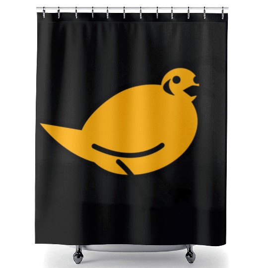 a quail bird Shower Curtains