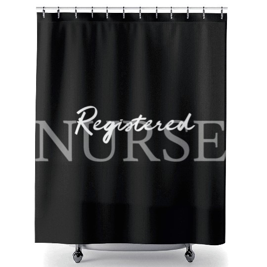 Registered Nurse Rn Emergency Room Nurse Shower Curtains